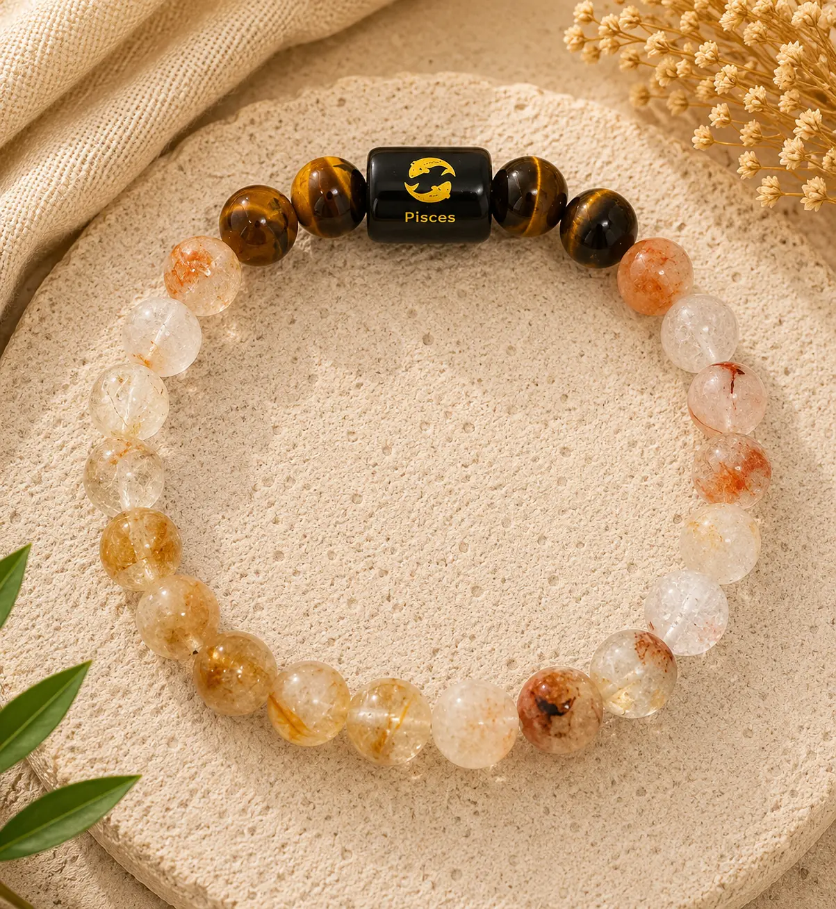 Pisces (Meen) Zodiac Bracelet