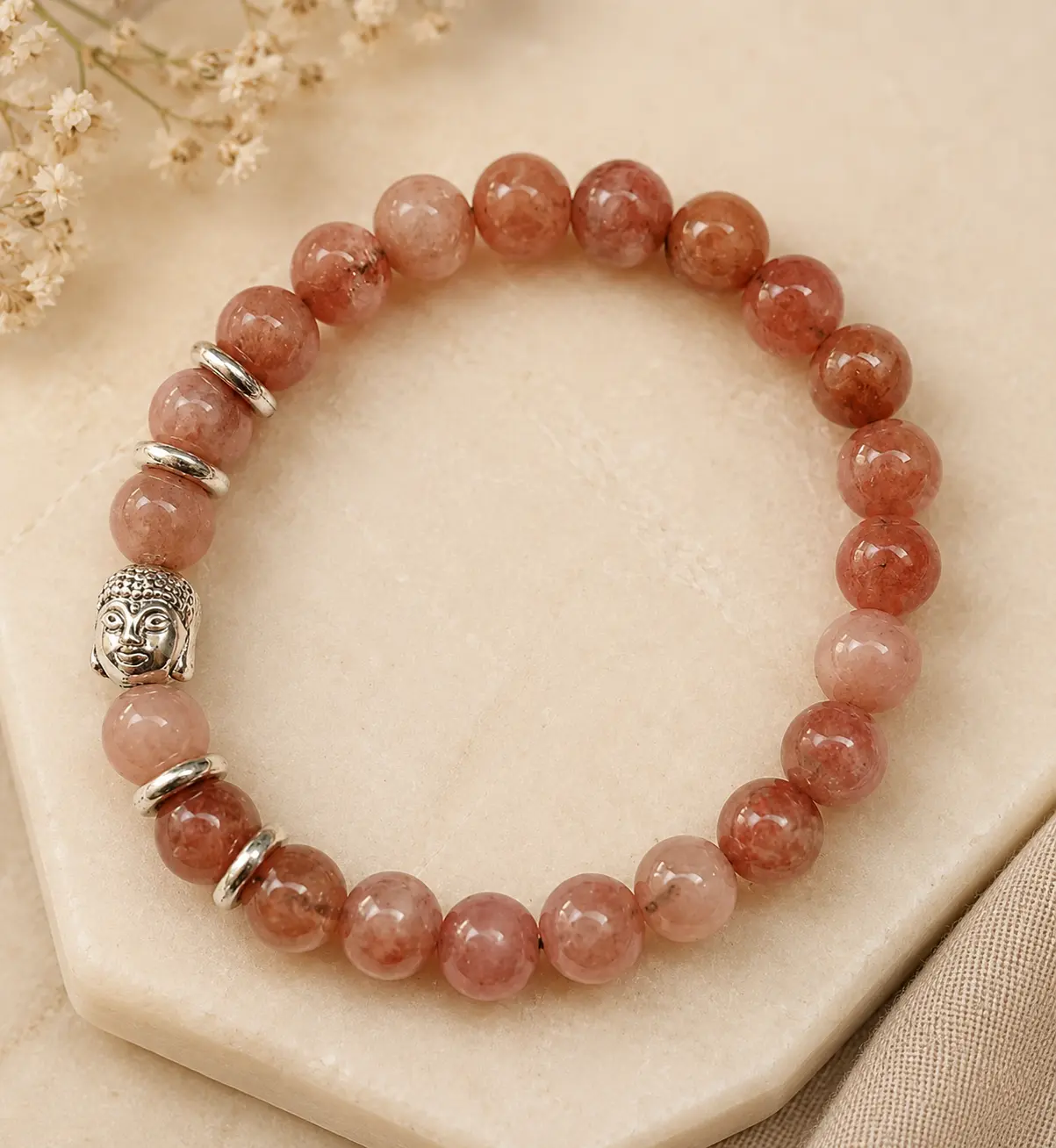 Sunstone Crystal Bracelet